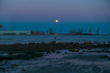 qinhuangdao coast in china