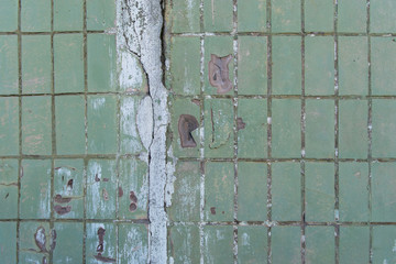 Old tile texture paint poured