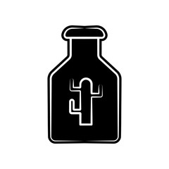 Cactus drink icon. Element of dia de muertos for mobile concept and web apps icon. Glyph, flat icon for website design and development, app development