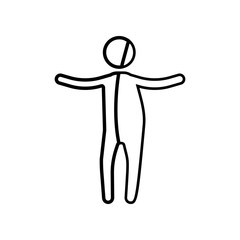 invisible Man icon. Element of hero for mobile concept and web apps icon. Outline, thin line icon for website design and development, app development