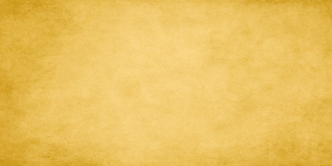 Gold wide grunge vintage paper.