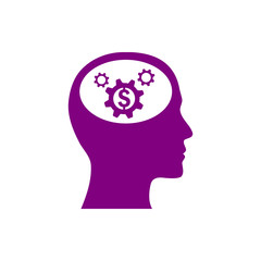 business, develop,setting, innovation, creative idea management purple color  icon