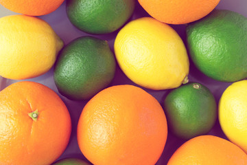 Citrus fruit background