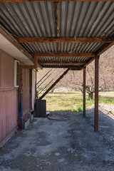 Fototapeta premium An aged steel house