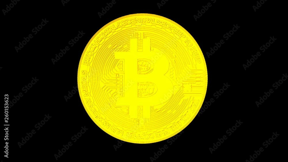 Poster bitcoin blockchain crypto currency digital encryption network for world money, alpha channel