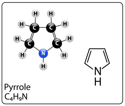 Pyrrole Molecule Structure
