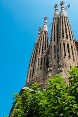 frente da igreja Sagrada Família