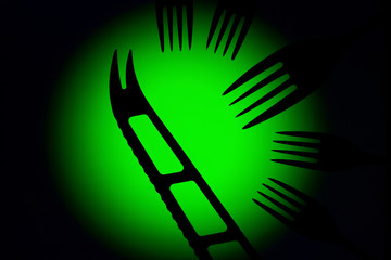 Obraz premium Forks and knife
