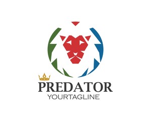 lion logo vector illustration