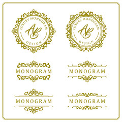 Luxury design set for wedding and decoration