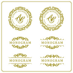 Luxury design set for wedding and decoration