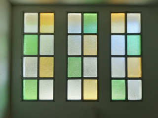 set of glass windows