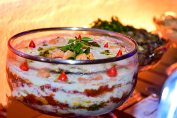  caprese in the bowl, shrimp caprese, caprese bowl