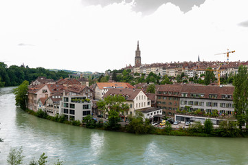 Fototapeta na wymiar Paisagem de Berna na Suiça