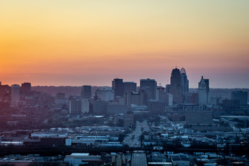 Sunrise over Cincinnati
