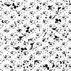 Black Distressed Seamless Grain Texture Overlay.