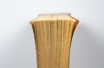 Worn book pages