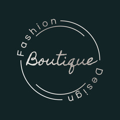 Fashion boutique logo