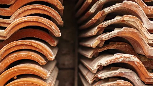 old roof tiles texture