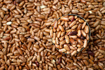 Dry beans,cereals, sold in market