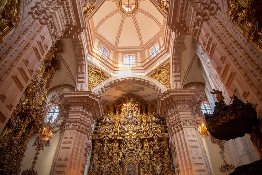 Interior Templo de Santa Prisca de Taxco