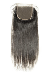 straight black human hair weaves extensions lace closure