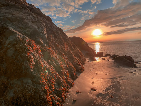 Sunset At Beluga Point, Alaska