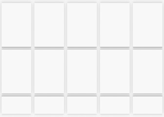 3d rendering. modern design white rectangular square shape pattern wall background.