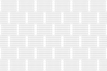 3d rendering. seamless modern luxurious white brick square pattern wall background.