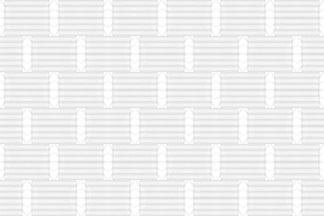 3d rendering. seamless modern luxurious white brick square pattern wall background.