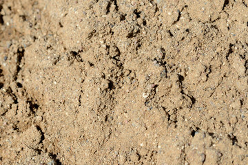 Texture of sand. Construction sand close up background