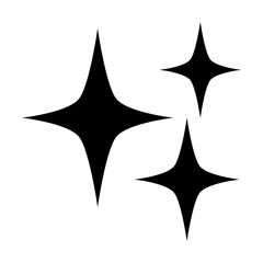 Magic sparks or magic spell flat vector icon for games and websites