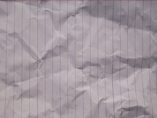crumpled paper background,notebook texture
