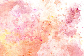 Watercolor hand painted abstract background.
