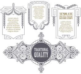 Happy holiday. Template flyer, invitations or greeting cards.