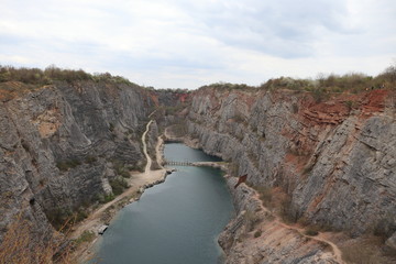 Fototapeta na wymiar canyon river water nature landscape