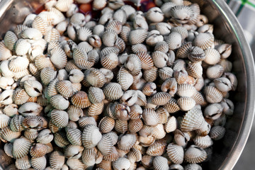 Seafood For Sale At Local Thai Market Street