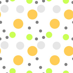 Abstract background with circles. Seamless pattern