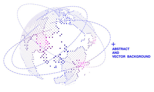Artificial intelligence and future technology background, internet connection, science and technology background