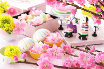 桃の花　ひな祭り