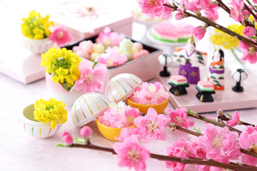 桃の花　ひな祭り