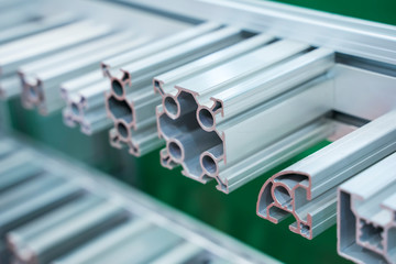 Cross sections of extruded aluminium or aluminum channels for use in manufacturing and fabrication