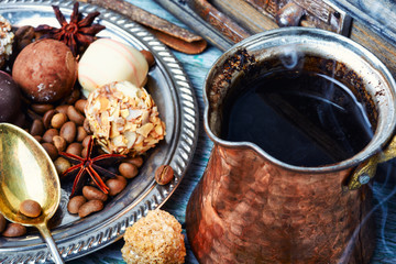 Delicious chocolate candies