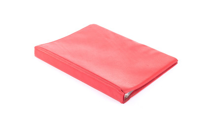 Old binder folder isolated