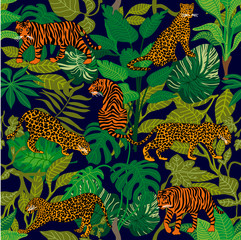 Green jungle. Tropical print. © svetlanakononov7