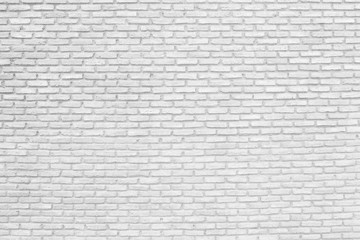 Surface of white brick wall Texture background.