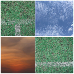Set of backgrounds and close-up structures collection in big size photo.