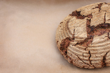 Bio whole grain rye bread