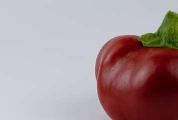 Red capsicum closeup