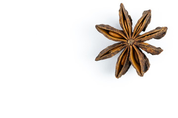 Star anise close up